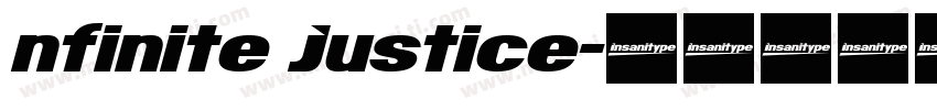 nfinite Justice字体转换